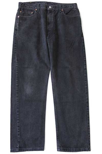 00s USA製 Levi'sリーバイス 505 ブラック デニムパンツ w36 L30☆47