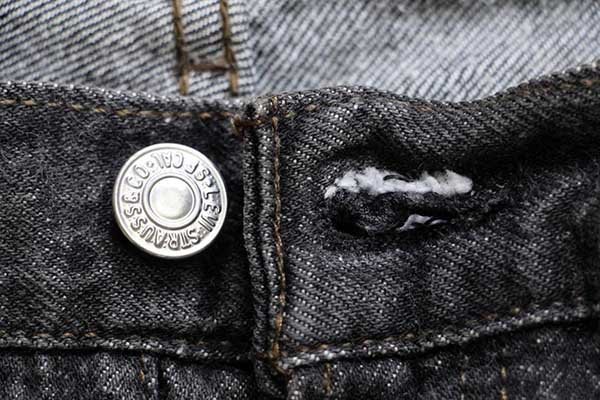 90s USA製 Levi'sリーバイス 501 ペンキ飛び 先染め ブラック デニム