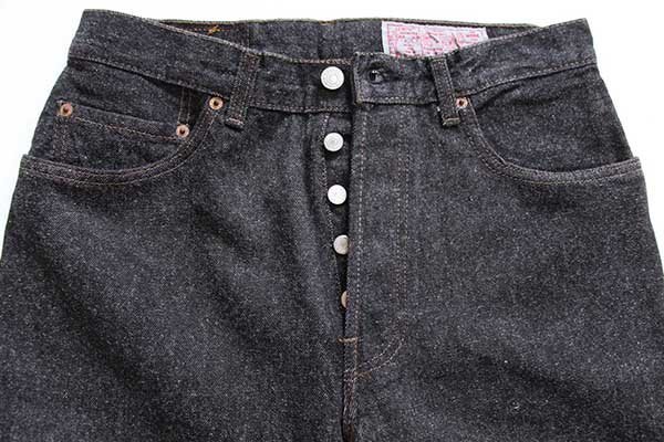 デッドストック☆90s USA製 Levi'sリーバイス 901 先染め ブラック