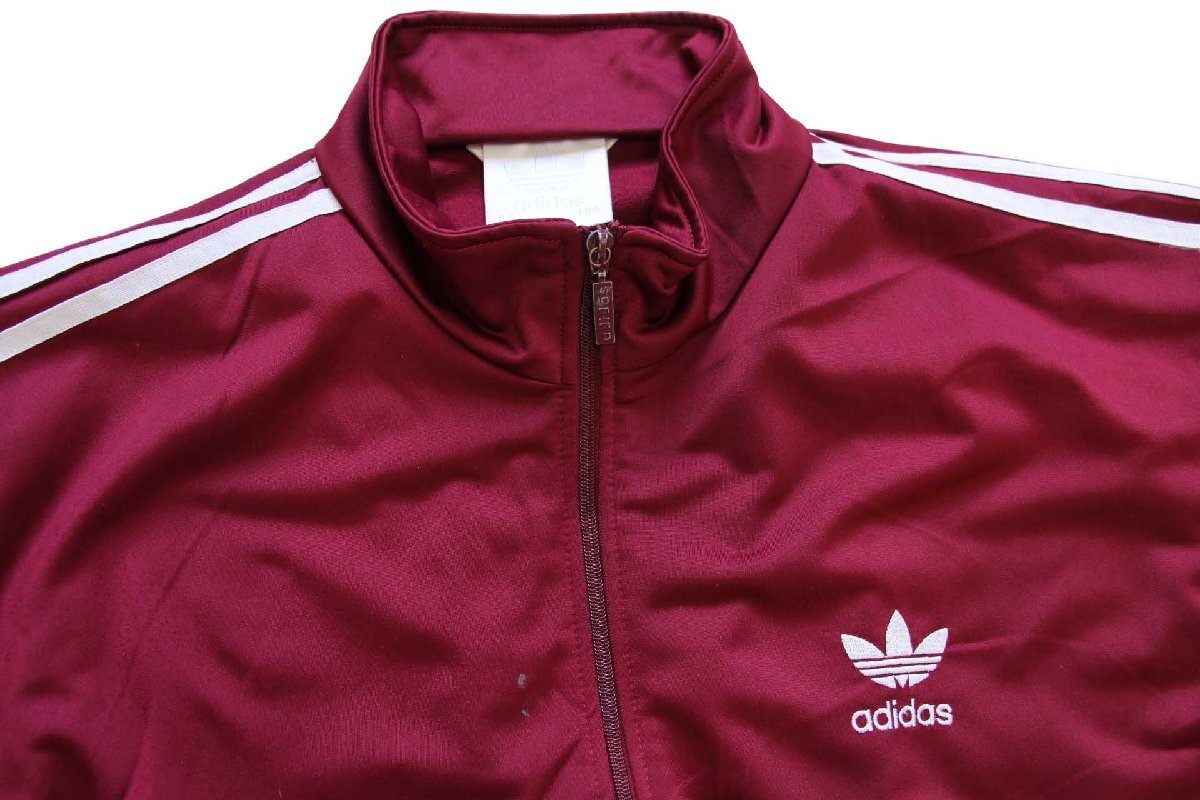 90s adidasアディダス トレフォイル ロゴ刺繍 トラックジャケット