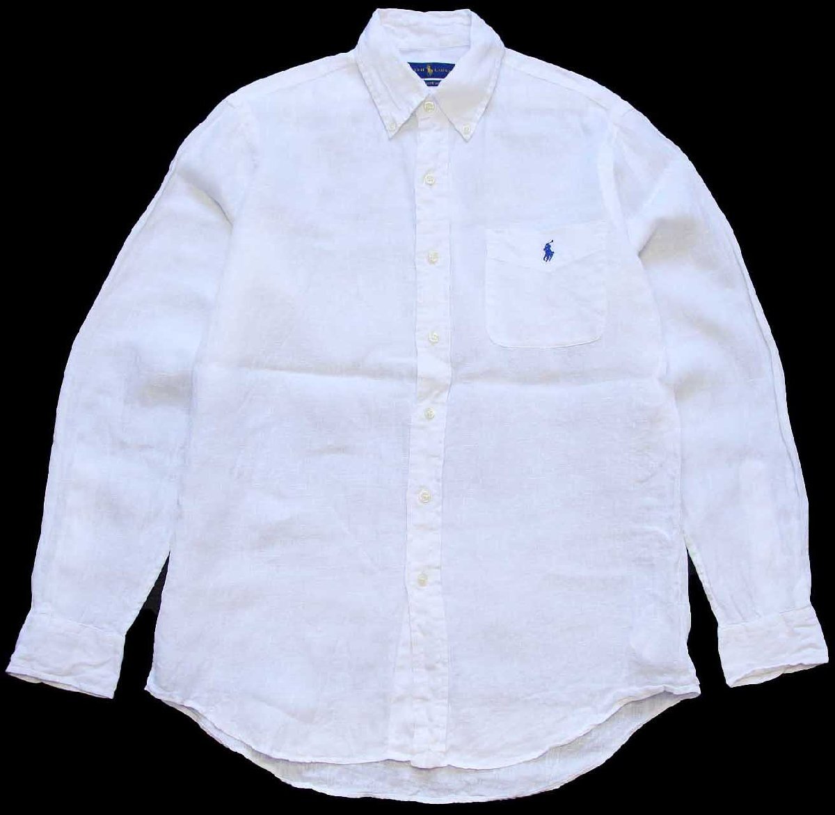 ラルフローレン ワンポイント ポケット付き 三点留め ボタンダウン