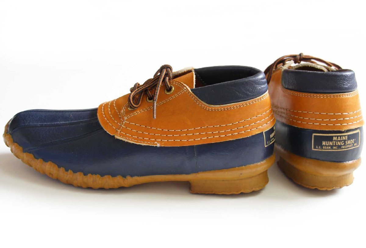 80s USA製 L.L.Bean メインハンティング 3ホール ビーンブーツ ガム