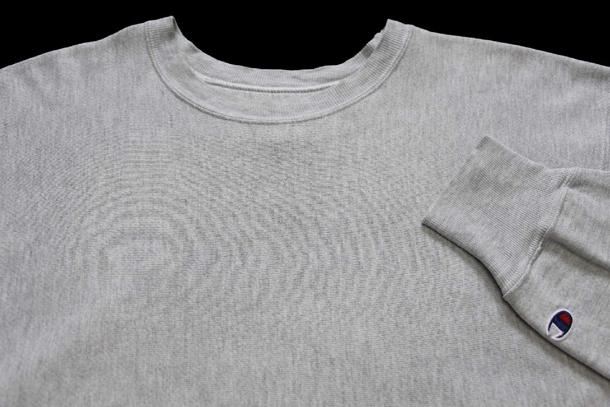 00s Championチャンピオン 無地 目無し リバースウィーブ スウェット