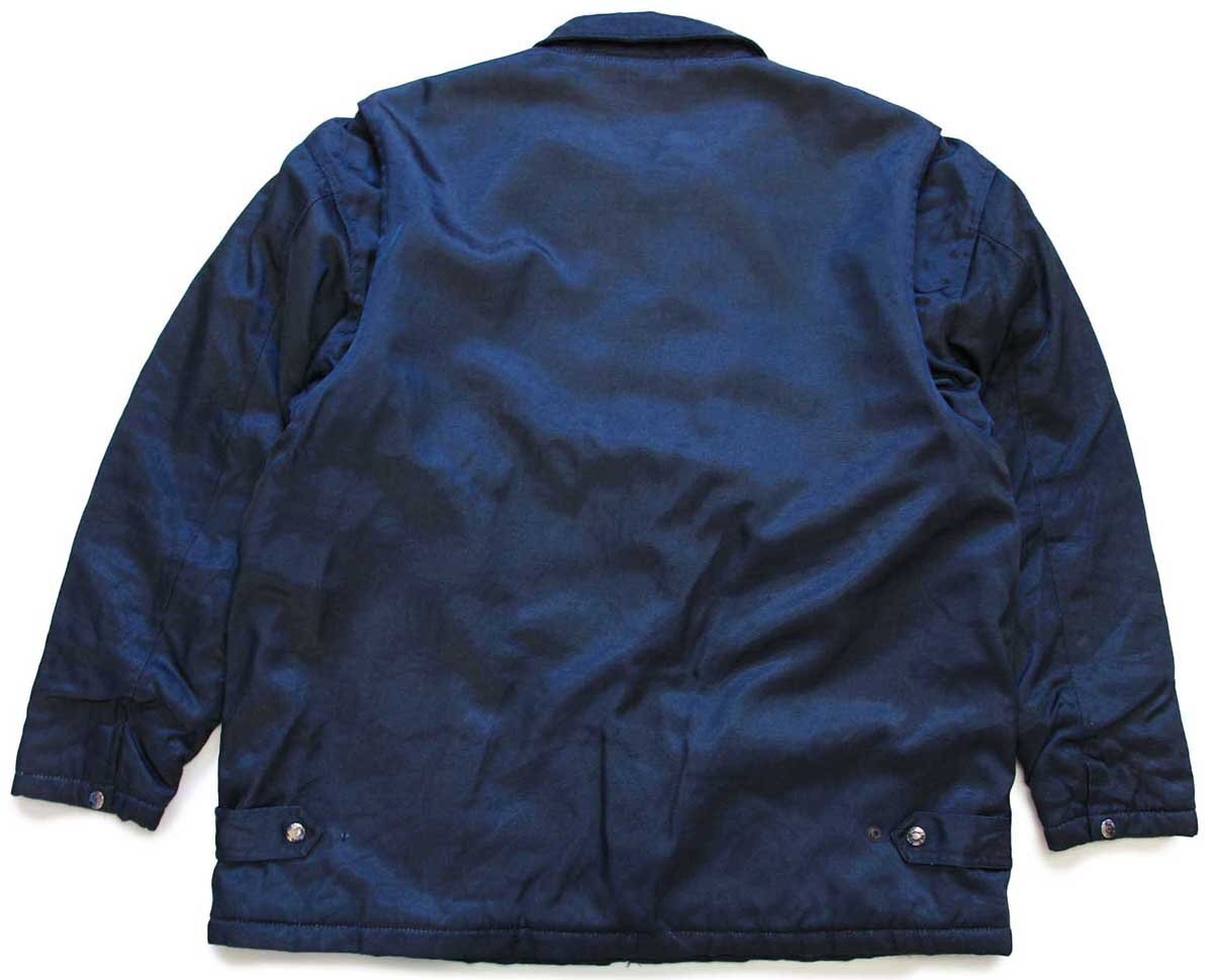 Schottショット ロゴ刺繍 キルティングライナー ファイヤーマンコート