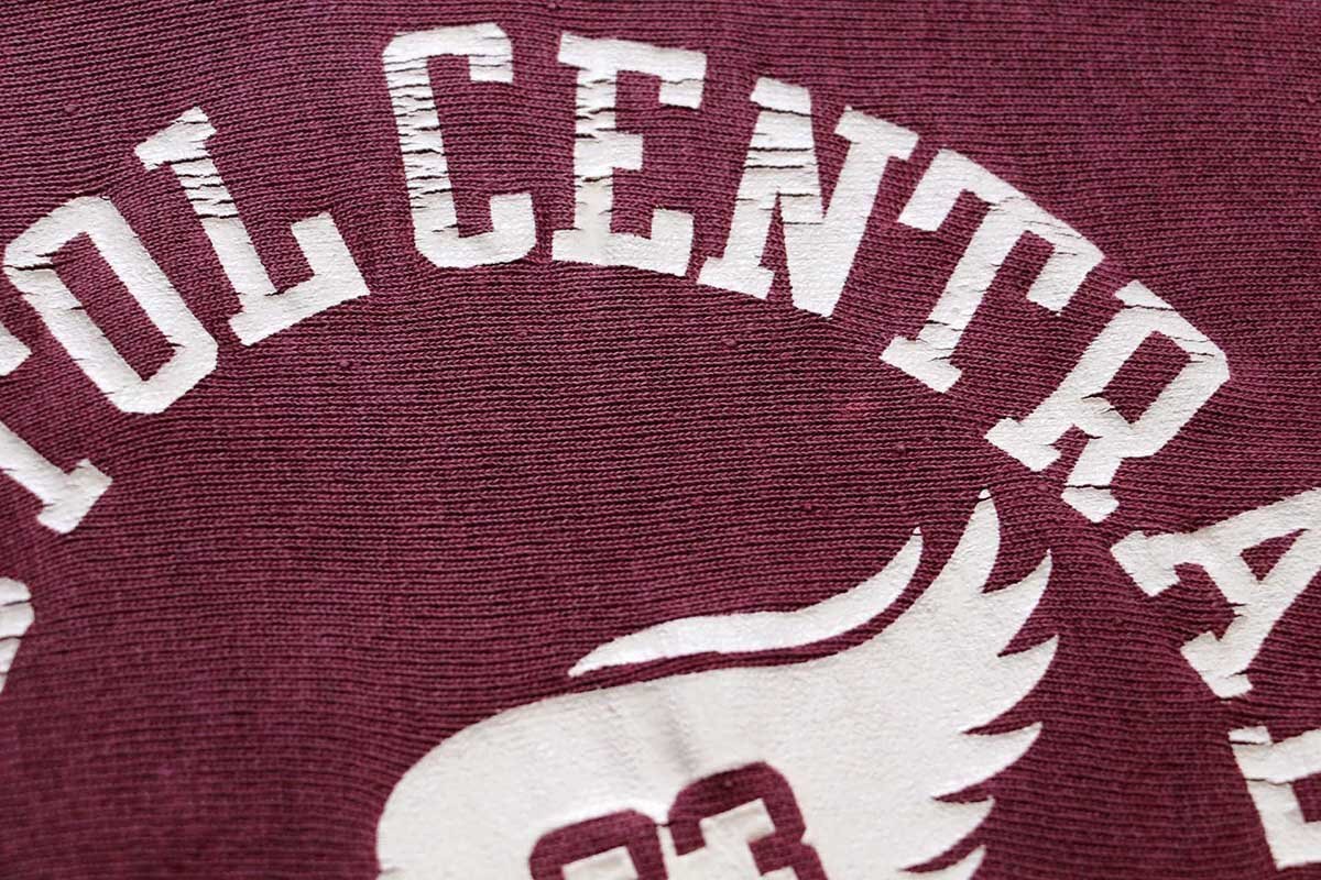 70s USA製 Championチャンピオン 単色タグ ウイングフット 33 リバース