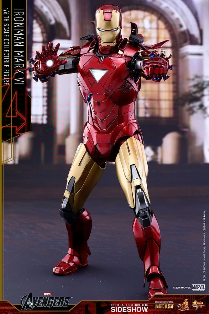 Marvel Iron Man Mark VI Sixth Scale Figure by Hot Toys | Sideshow