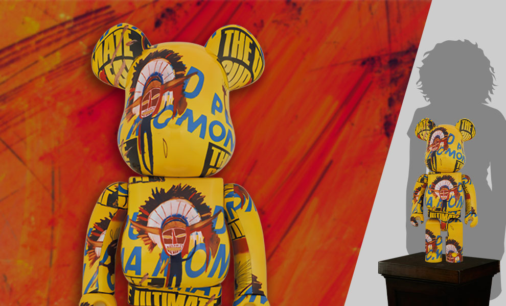 Be@rbrick Andy Warhol x Jean-Michel Basquiat #3 1000% Collectible