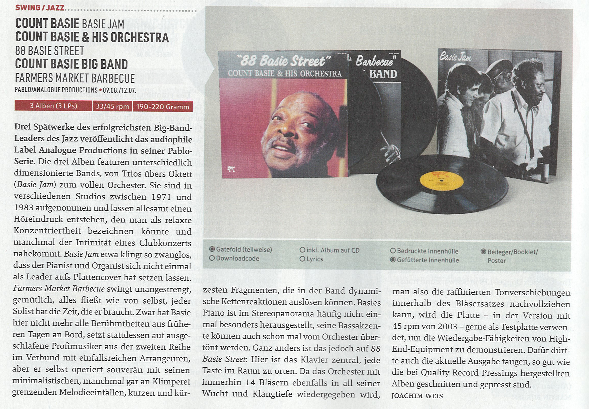 Count Basie - Basie Jam - Sieveking Sound