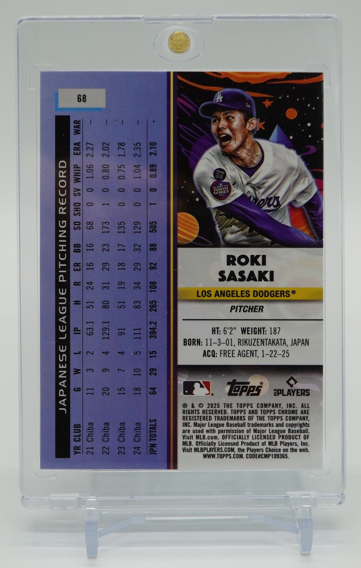 佐々木朗希 ルーキーカード 199枚限定 アクア・イクイノックス