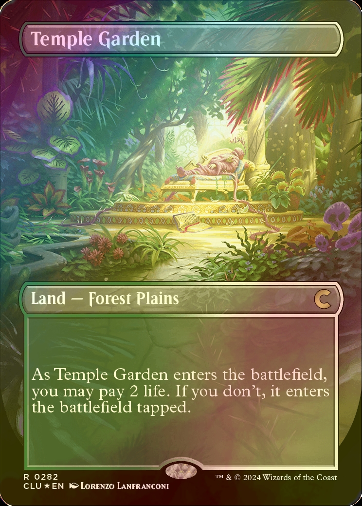 寺院の庭/Temple Garden EXP英語foil EX](FOIL)(フルアート)寺院の庭