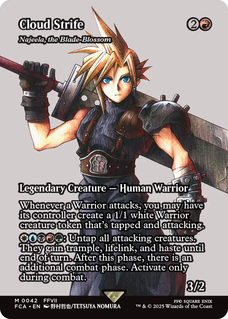 クラウド・ストライフ/Cloud Strife (全面アート版) 【英語版】 [FCA