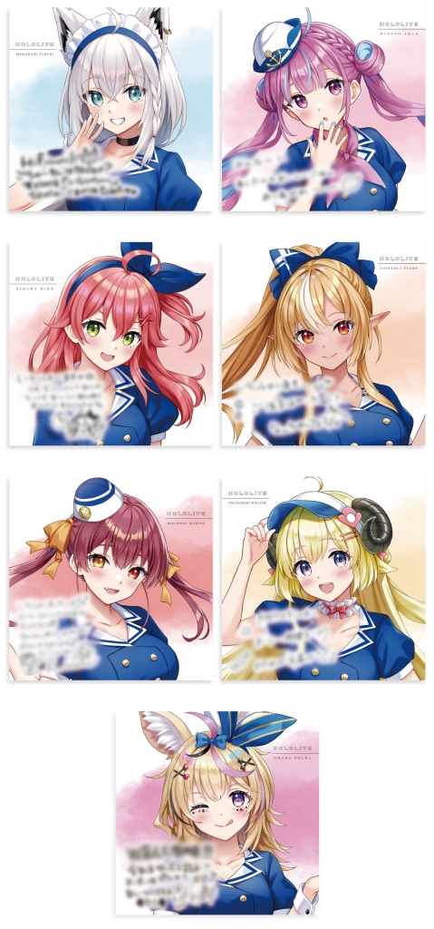 ホロライブ ローソンキャンペーン配布グッズはアートパネル・ポスター