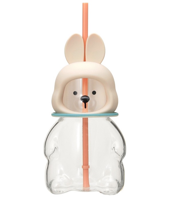 スタバの新作グッズ、うさぎの宇宙飛行士に扮した「ベアリスタ」の