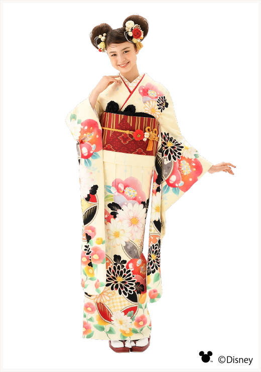 ふりホ」だけのディズニーデザイン振袖！王道のミッキー、ミニーや