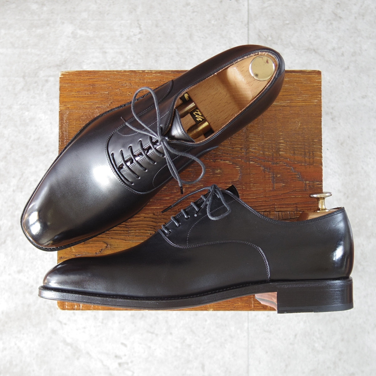 スコッチグレイン 26EEE【ストレートチップ/シャインオアレイン/黒