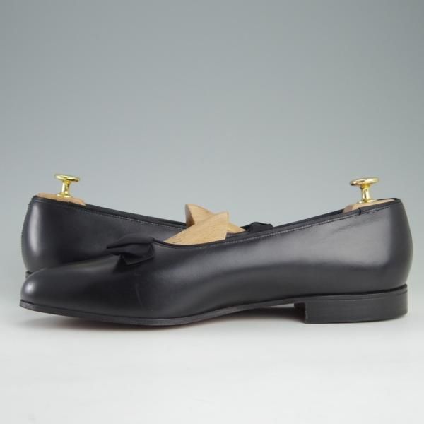 未使用☆クロケット&ジョーンズ 9EX【☆オペラパンプス】リボン