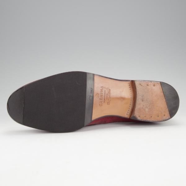 CARMINA/カルミナ SIZE 8【リザード革/コインローファー/赤】 | 高級