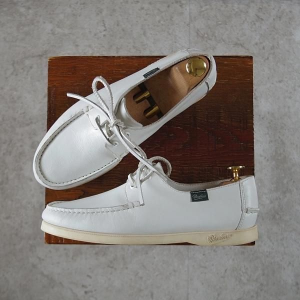 パラブーツ SIZE 5【DOMINGUE/デッキシューズ/白】 | 高級中古革靴の