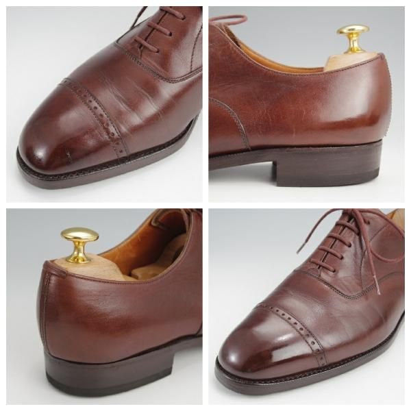 エドワードグリーン 6E【旧工場製/筆記体ロゴ/パンチドキャップトゥ