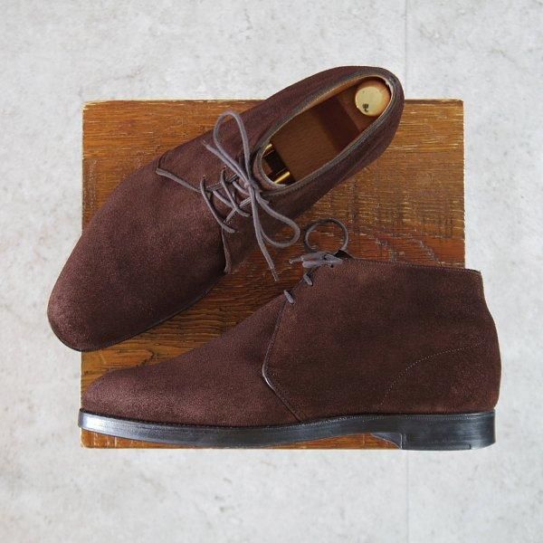 エドワードグリーン/WARWICK/スエード/チャッカブーツ/606ラスト☆m164