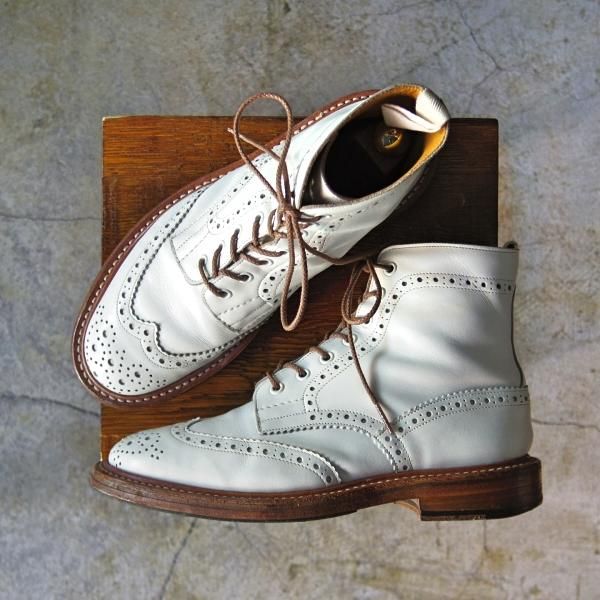 極上☆トリッカーズ SIZE 6【☆カントリーブーツ/STOW/ストウ】5634/白