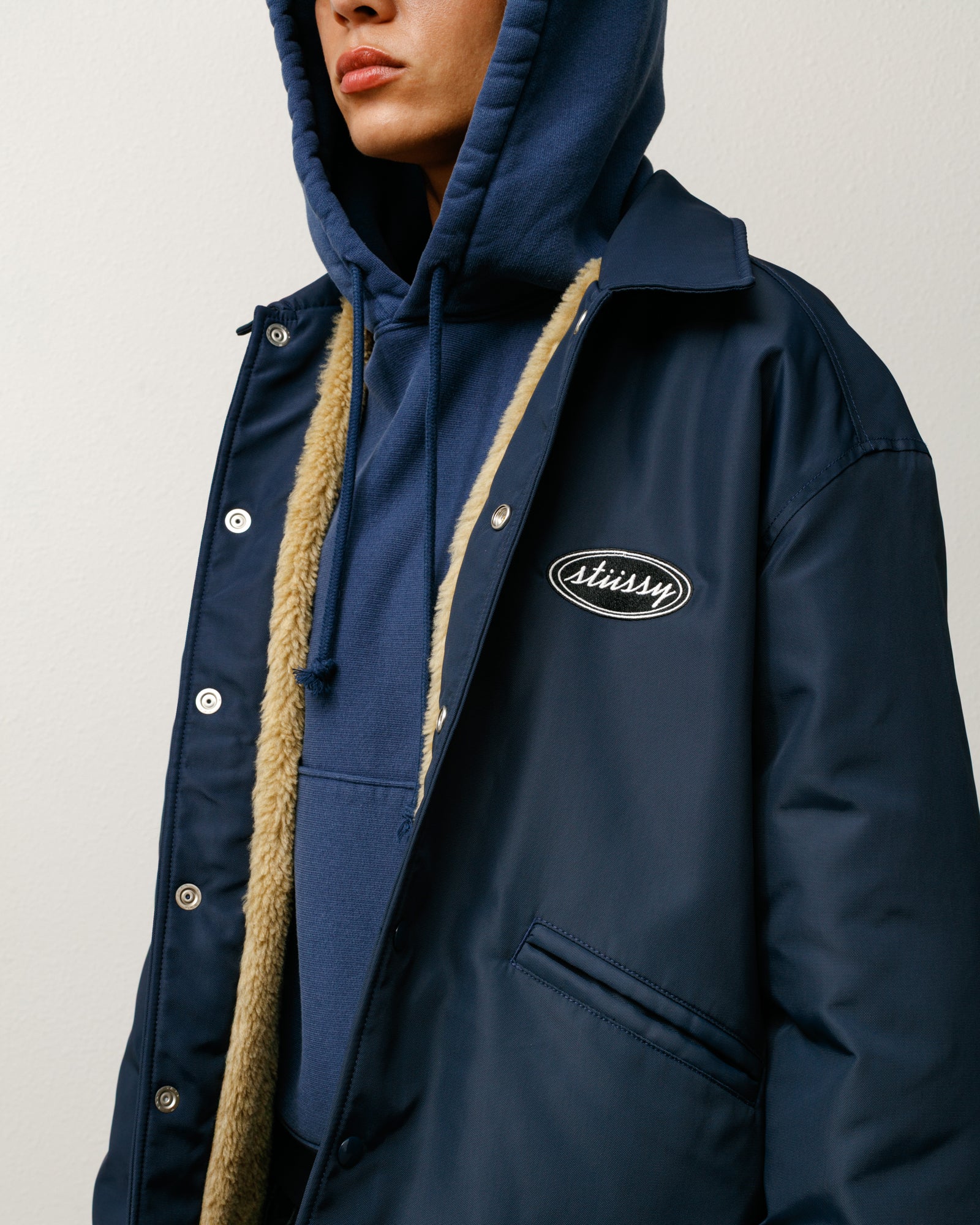 Coaches Jacket – Navy | Outerwear | Stüssy