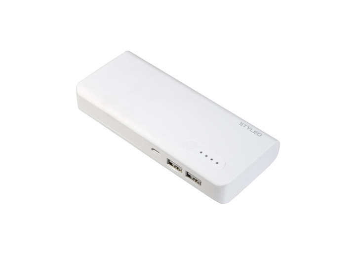 13000mAh モバイルバッテリー ホワイト【生産終了】 | STYLED