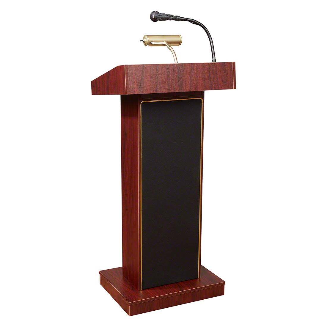 Oklahoma Sound® 800X-MY Orator Lectern, Mahogany | StageDrop