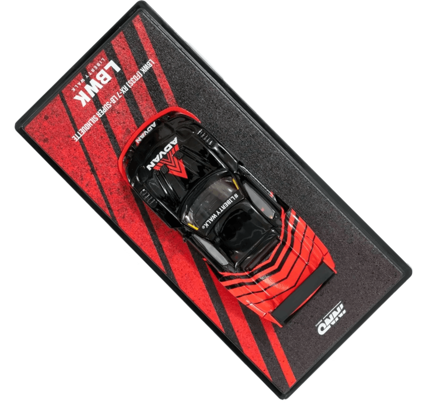 1/64スケール INNO Models「LBWK RX7[FD3S] LB-SUPER SILHOUETTE