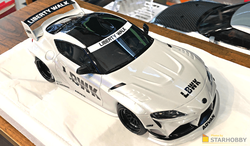 1/18スケール Top Speed「LB☆WORKS トヨタ・GRスープラ」(ホワイト