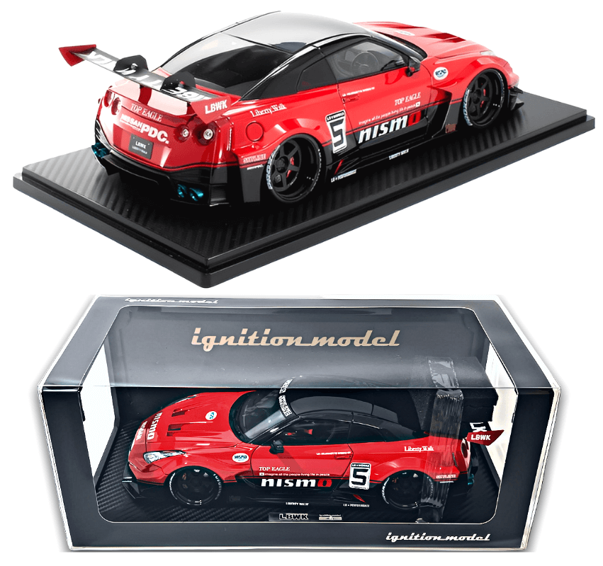 1/18スケール「LB-Silhouette WORKS GT NISSAN 35GT-RR」(レッド