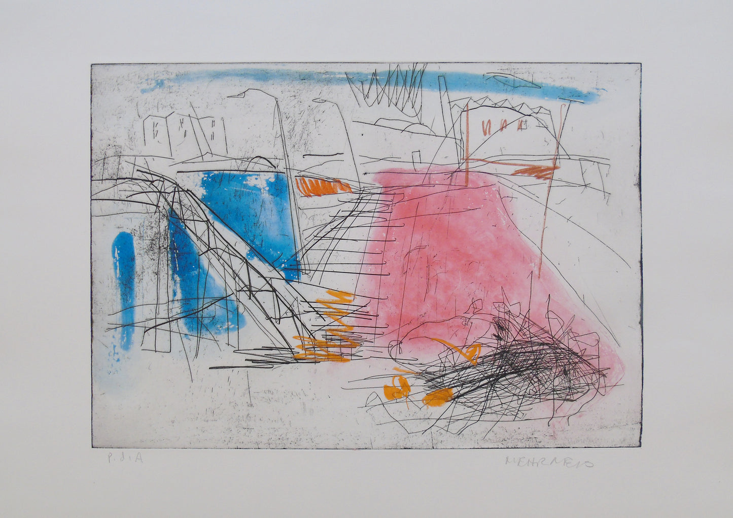 Klaus Karl Mehrkens - Paesaggio – Stamperia d'arte Albicocco