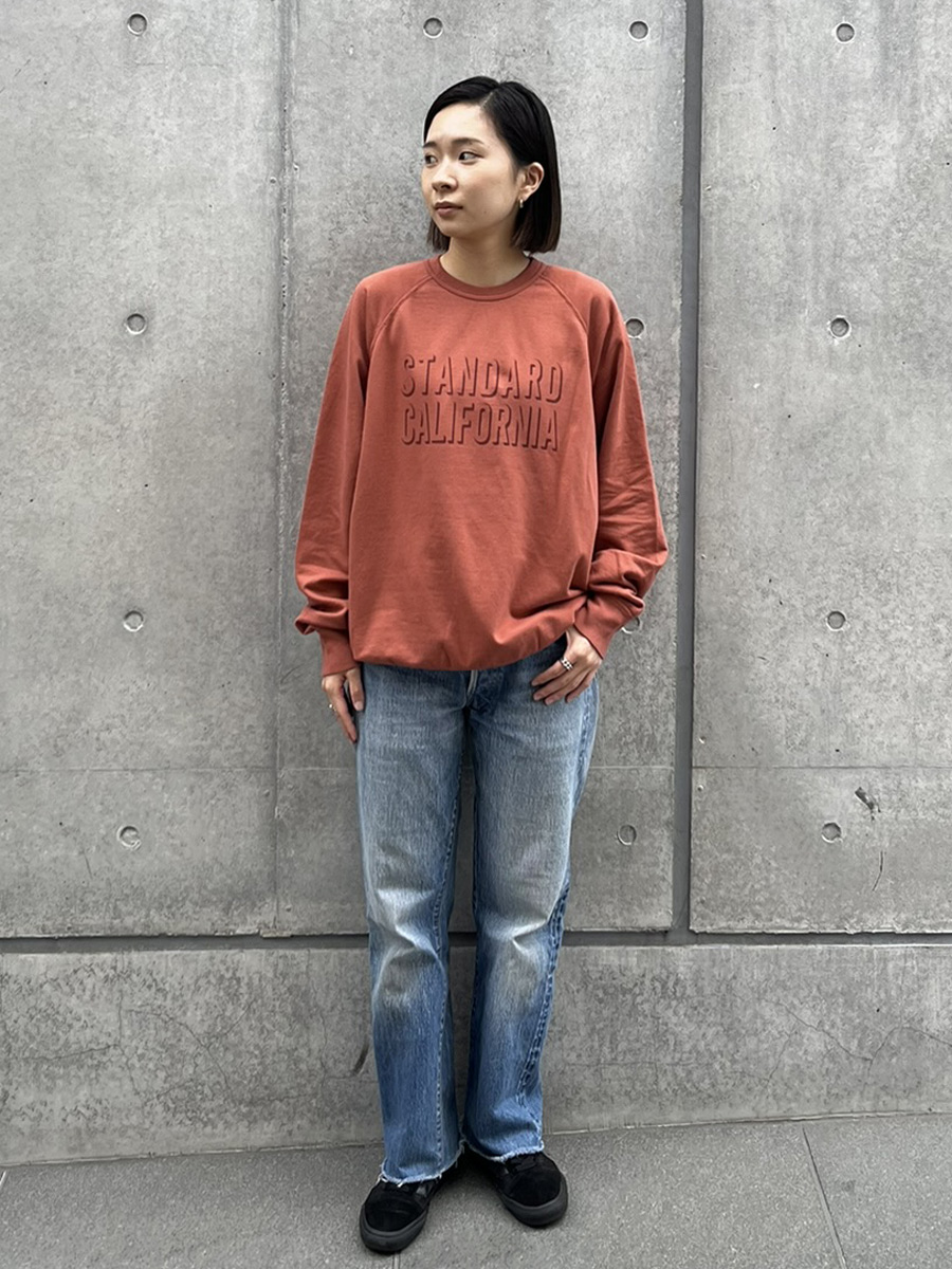 Standard California Pima Crew Logo Sweat delivery!! ｜ STANDARD