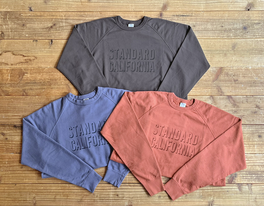 Standard California Pima Crew Logo Sweat delivery!! ｜ STANDARD