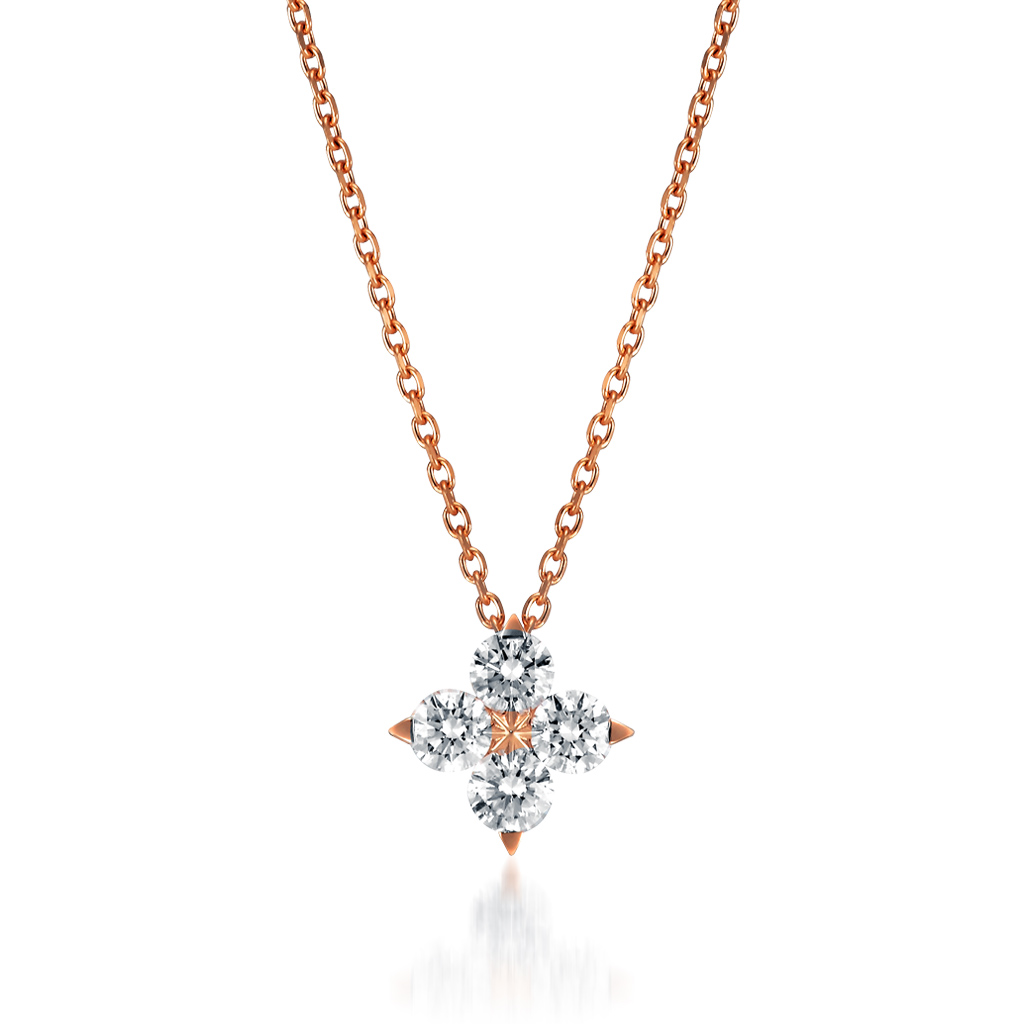 BRIGHTEST STAR DIAMOND NECKLACE(M)(1ZN1011)K18 ネックレス｜スター