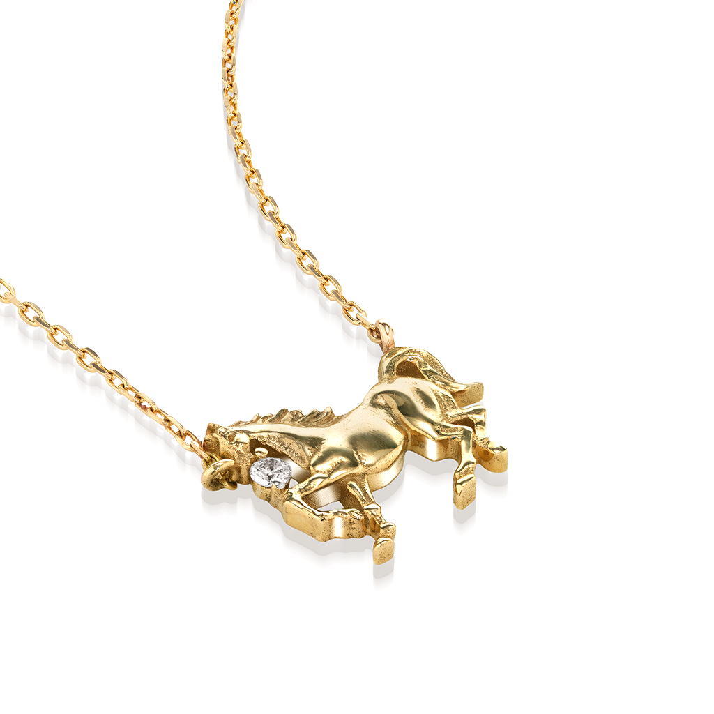 80周年限定商品】WILD HORSE NECKLACE(2JN1172)K10 ネックレス｜スター