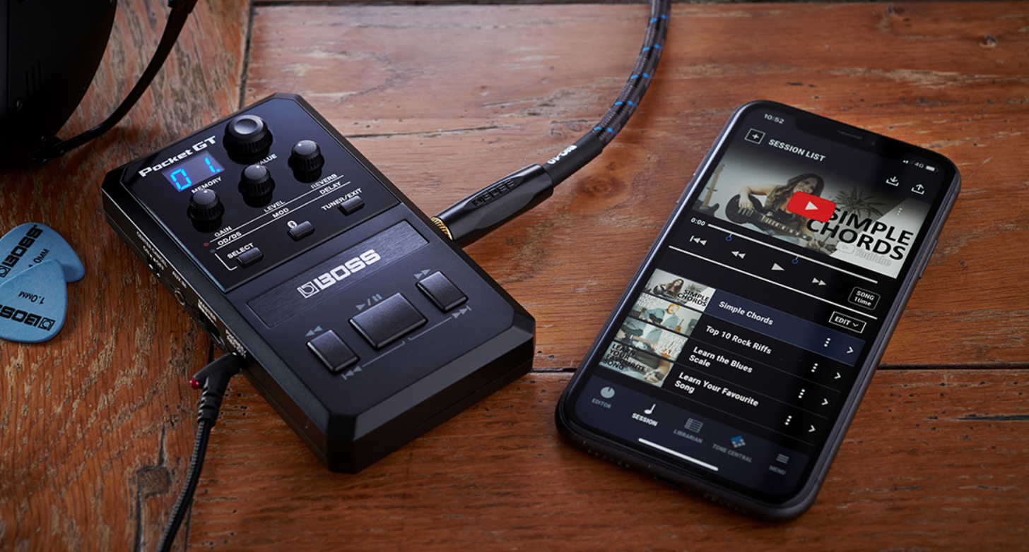Boss Pocket GT Multieffect for electric guitar