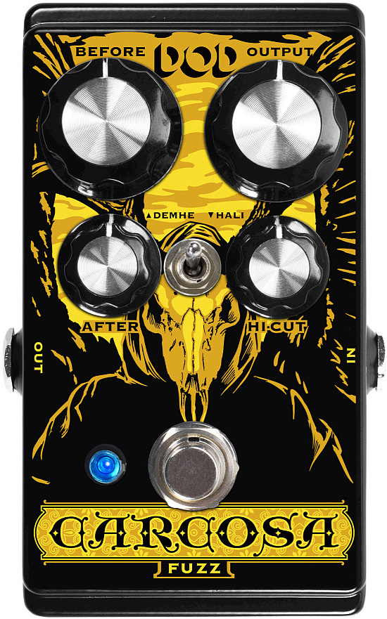 Dod Carcosa Fuzz Overdrive, distortion & fuzz effect pedal