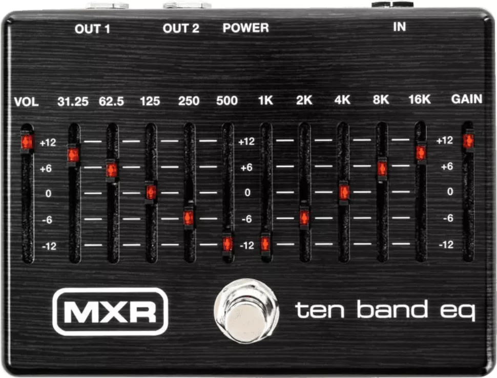 Mxr Ten Band EQ M108S Ltd - Black Compressor, sustain & noise gate