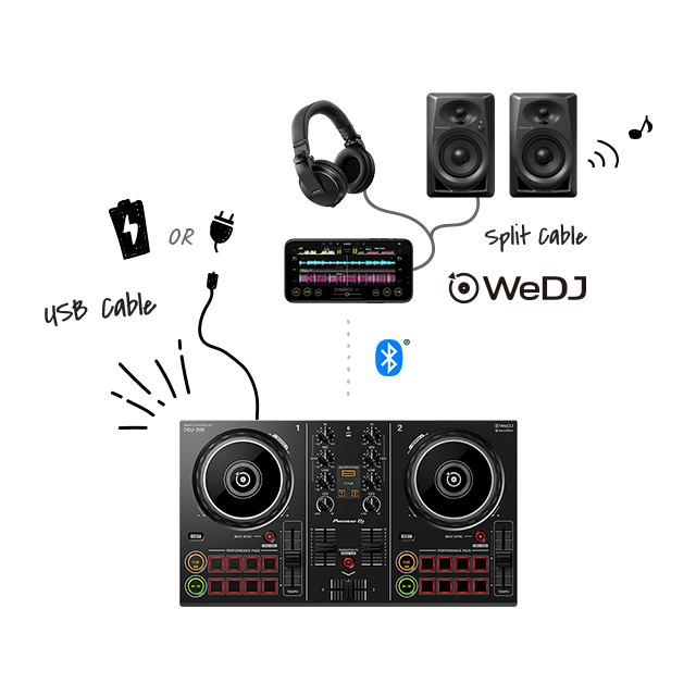 Pioneer dj DDJ-200 Usb dj controller