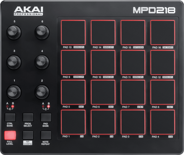 Akai MPD218 Midi controller