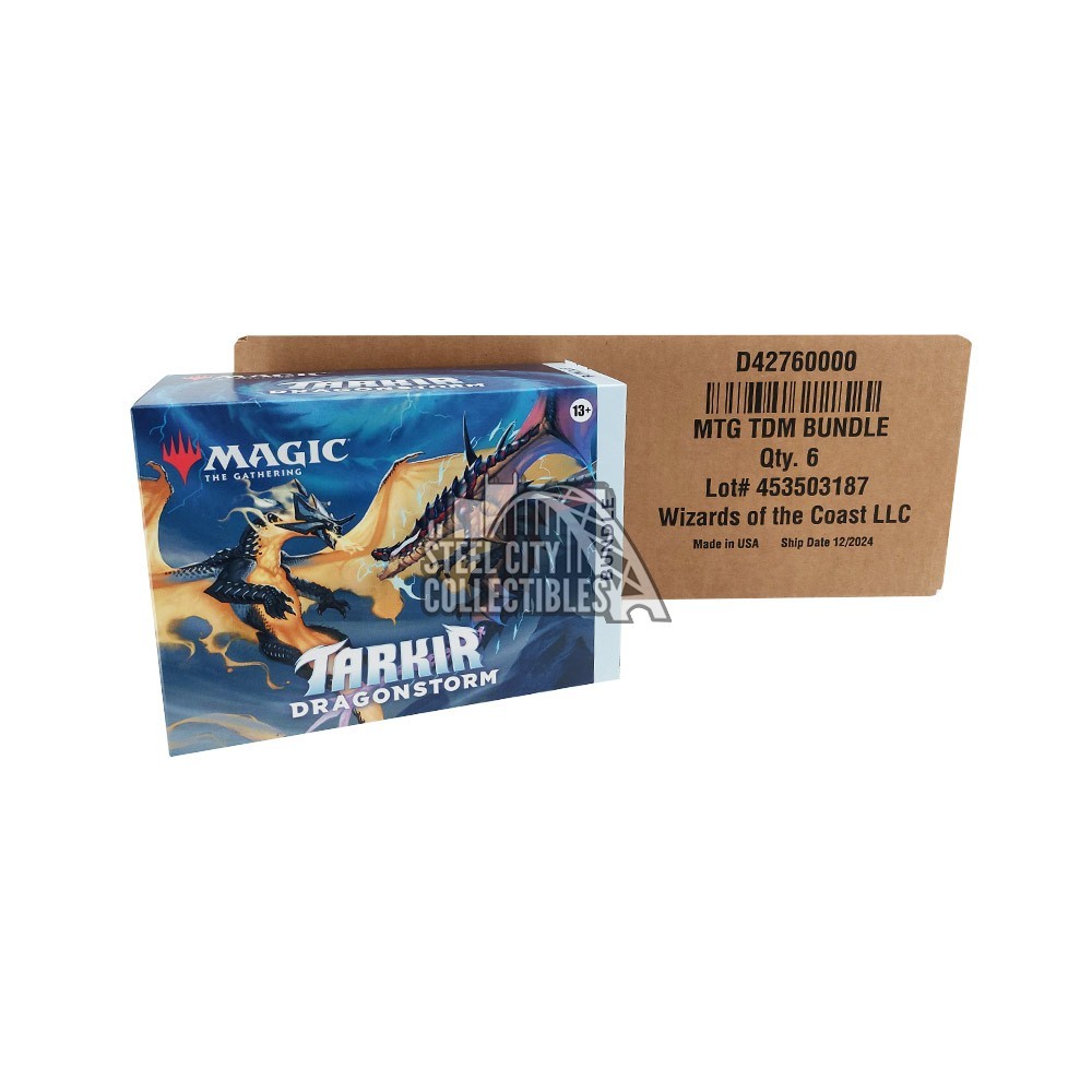 Magic the Gathering Tarkir Dragonstorm Bundle 6-Box Case | Steel