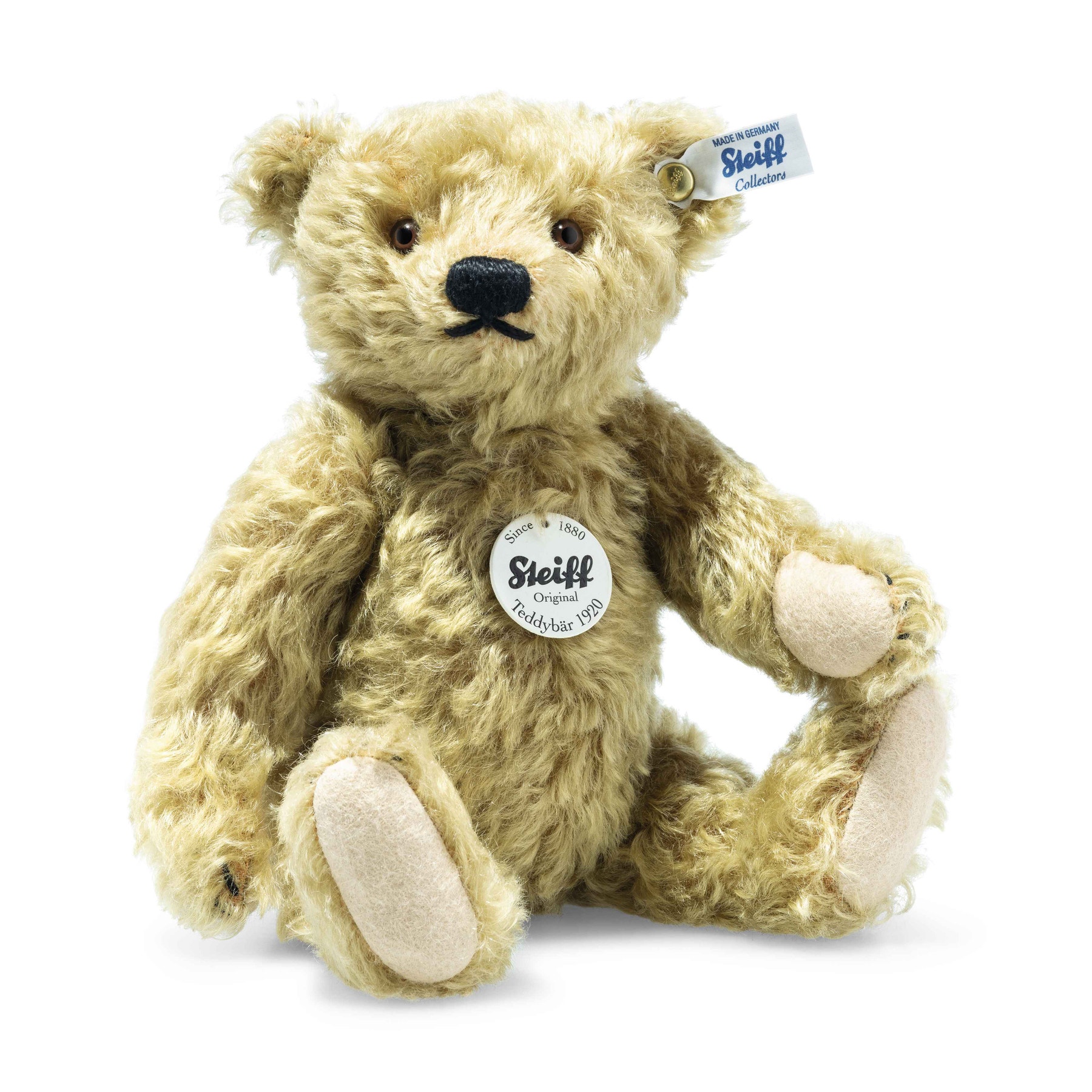 Classic 1920 Teddy Bear, 10 in, beige - Steiff.com