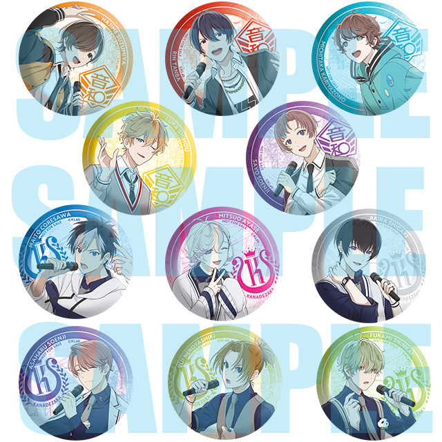 アオペラ 缶バッジ 紫垣 明 四方 ルカ 76個 アオペラ 缶バッジ 紫垣 明