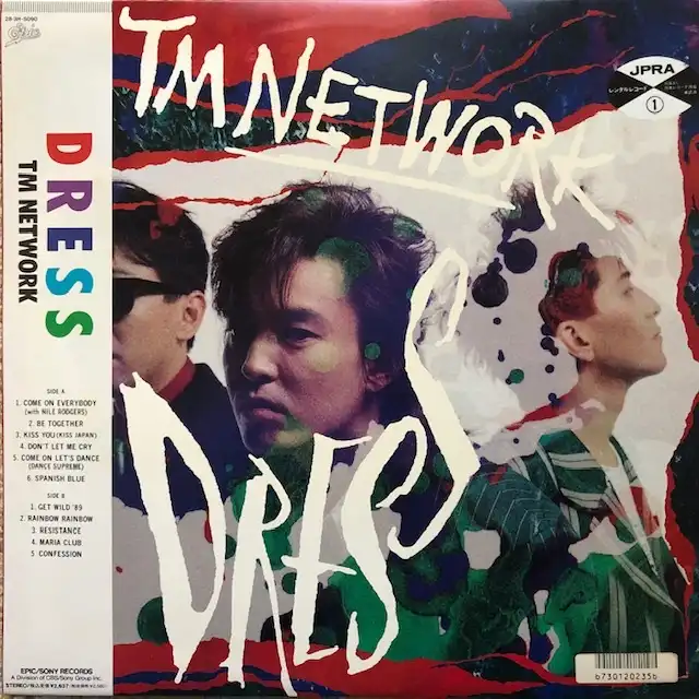 TM NETWORK ‎/ DRESS [LP - 28 3H-5090]：JAPANESE：アナログレコード