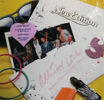 NEW EDITION / ALL FOR LOVE [LP - MCA-5679]：SOUL：アナログレコード