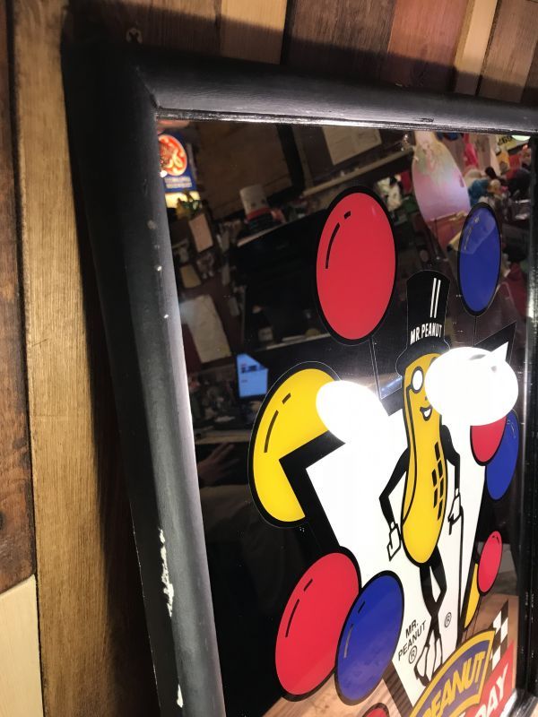 Planters Mr Peanut 75th Birthday Pub Mirror ミスターピーナッツ