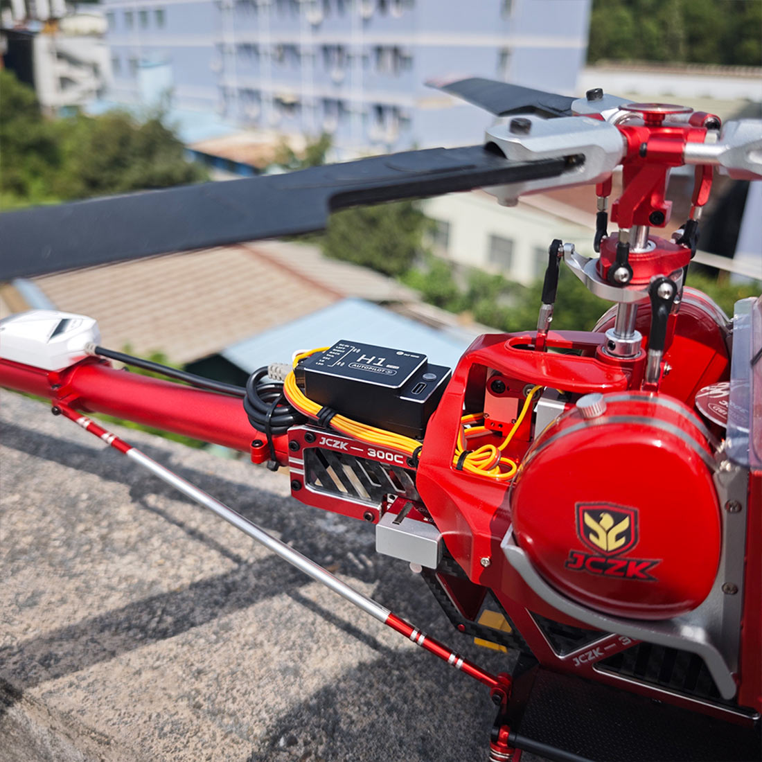 JCZK 300C PRO 12CH Super Simulation Smart RC Helicopter RTF With