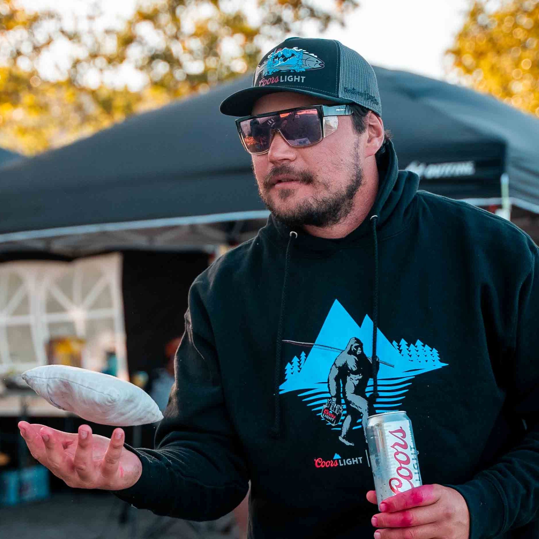 STLHD Men's X Coors Light Beerfoot Premium Hoodie | STLHD GEAR