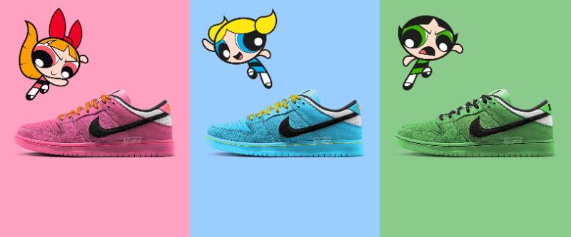 2023年12月14日｜Nike SB × 'The Powerpuff Girls' Collaboration 発売